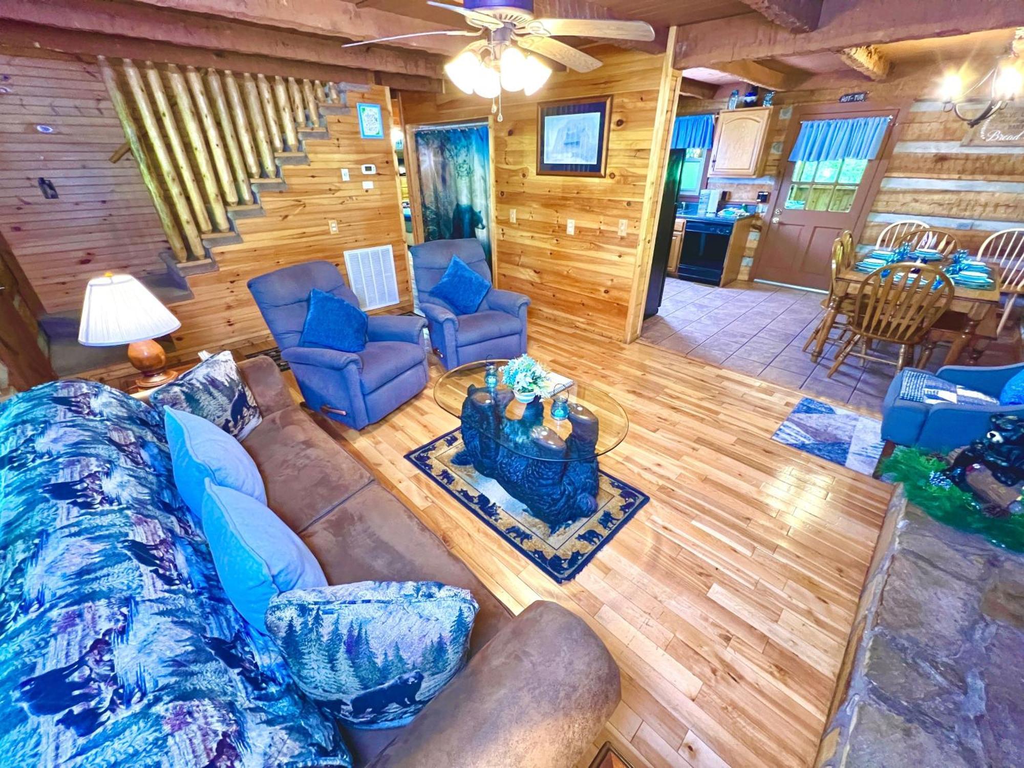 Villa New Song Appalachian Chink Style Cabin Sevierville Exterior foto