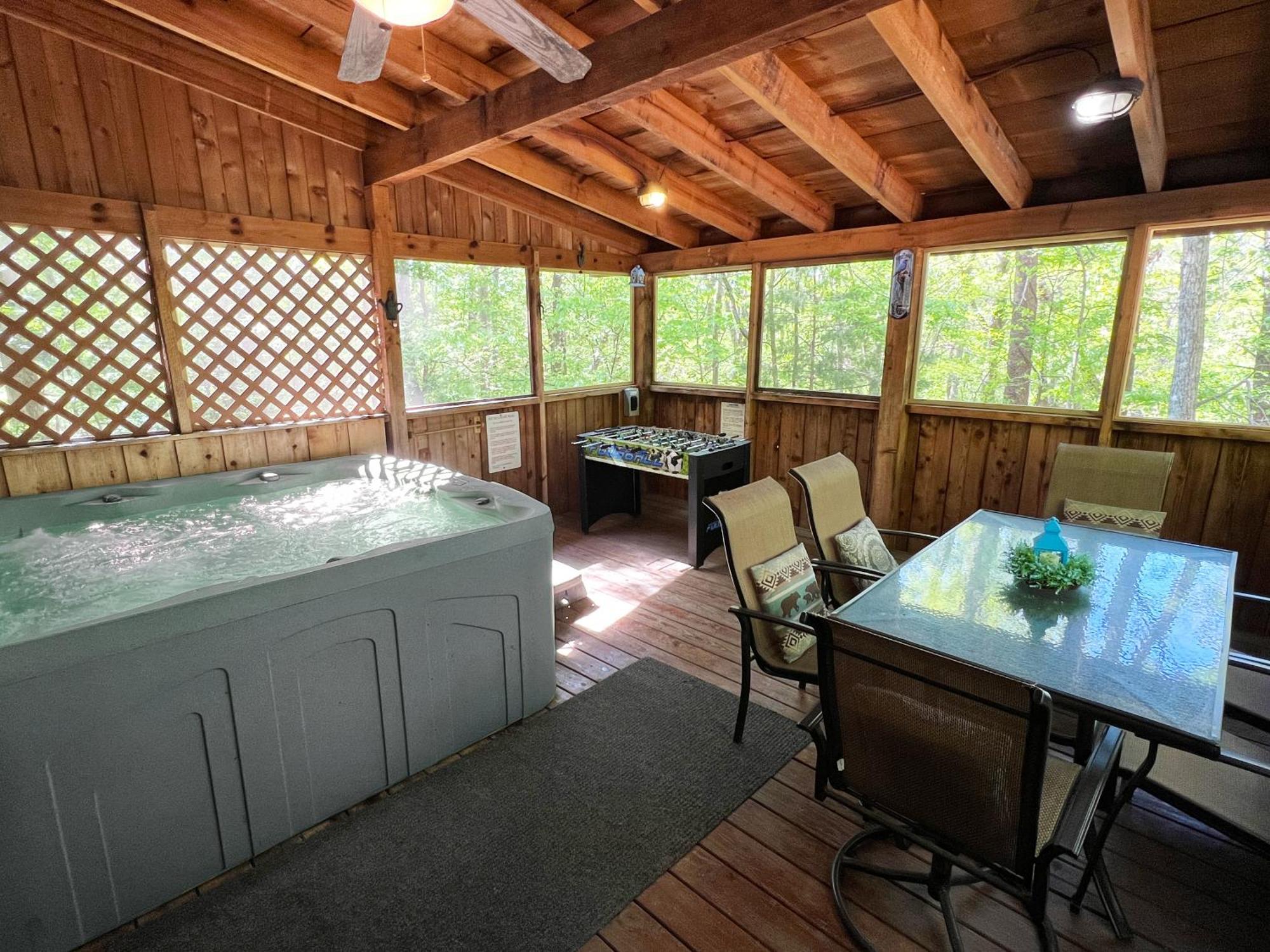 Villa New Song Appalachian Chink Style Cabin Sevierville Exterior foto