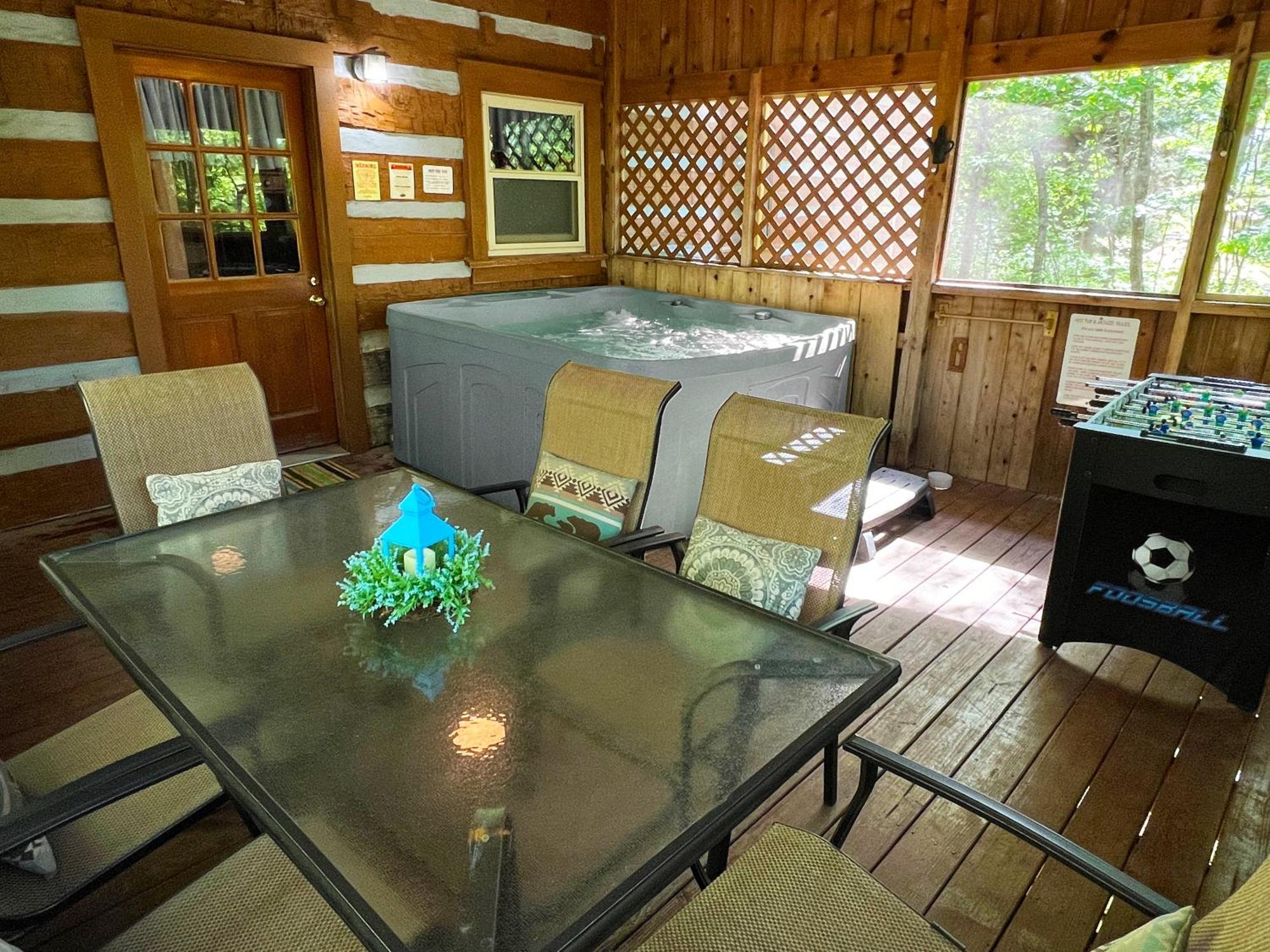 Villa New Song Appalachian Chink Style Cabin Sevierville Exterior foto