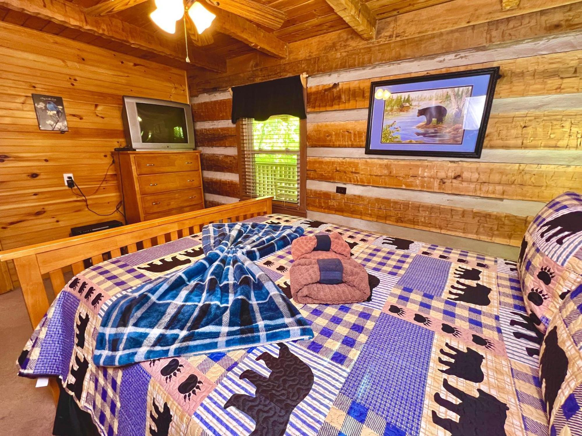 Villa New Song Appalachian Chink Style Cabin Sevierville Exterior foto